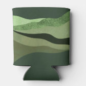 Rafraîchisseur Pour Canette Boho Forest Green Retro Typographie Mariage Faveur (Dos)