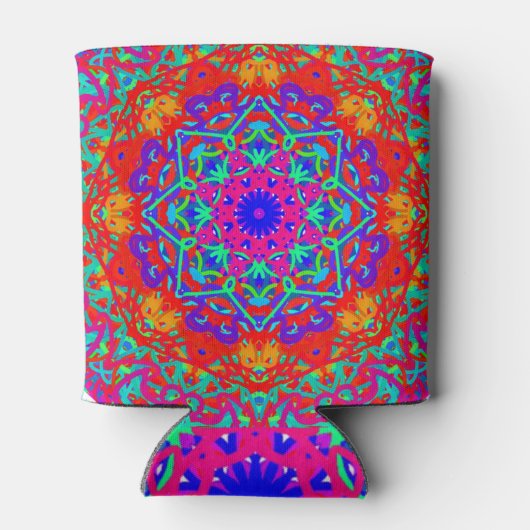 Rafraîchisseur Pour Canette Boho Mandala Custom Can Cooler (Dos)