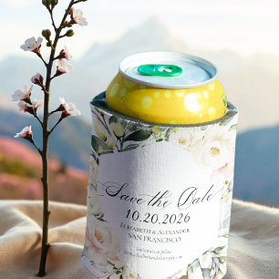 Rafraîchisseur Pour Canette Boho Mariage de cadre fleuri