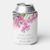 Rafraîchisseur Pour Canette Boho Pink Green Bougainvillea Mariage (Can Dos)