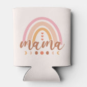 Rafraîchisseur Pour Canette Boho Rainbow Mama avec phases de lune (Dos)