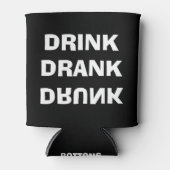 Rafraîchisseur Pour Canette Boire Boire Noir ivre (Devant)