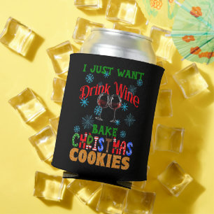Rafraîchisseur Pour Canette Boire du vin et faire cuire des biscuits de Noël,
