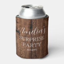 Bois, Rustique et Surprise de fête d'anniversaire