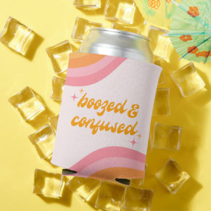 Rafraîchisseur Pour Canette Boisé et confondu Super rose et orange