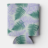 Rafraîchisseur Pour Canette Boisson d'aquarelle végétale violet vert (Devant)