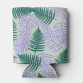 Rafraîchisseur Pour Canette Boisson d'aquarelle végétale violet vert (Dos)