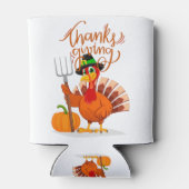 Rafraîchisseur Pour Canette Bon thanksgiving Turquie (Dos)