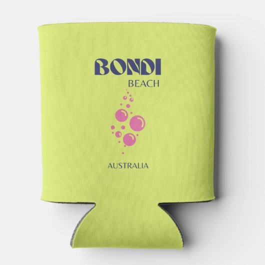 Rafraîchisseur Pour Canette Bondi Beach, Lime Jaune (Dos)