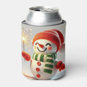 Rafraîchisseur Pour Canette Bonhomme de neige joyeux