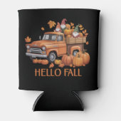 Rafraîchisseur Pour Canette Bonjour Automne Citrouille Pickup Camion Gnome Aut (Devant)
