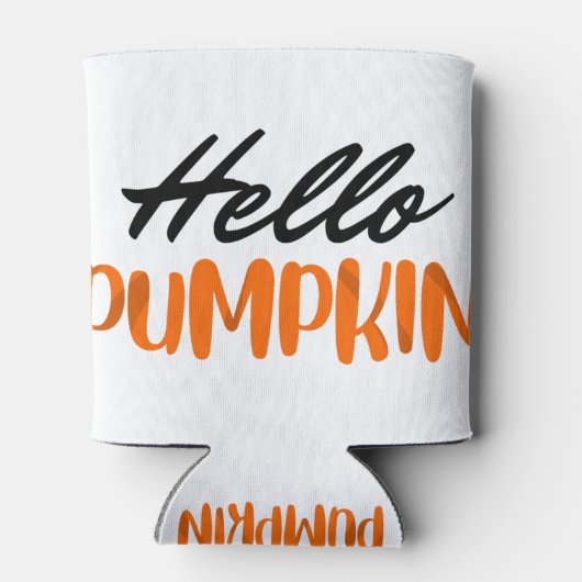Rafraîchisseur Pour Canette Bonjour Citrouille automne saison automne automne (Dos)