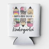 Rafraîchisseur Pour Canette Bonjour maternelle Retour À L'École Étudiante Ense (Devant)