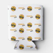 Rafraîchisseur Pour Canette Bonjour Summer Sun avec lunettes de soleil (Dos)