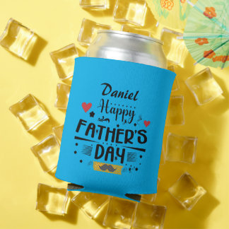 Rafraîchisseur Pour Canette Bonne Fête des pères Leaping Grenouilles Coeurs Mo