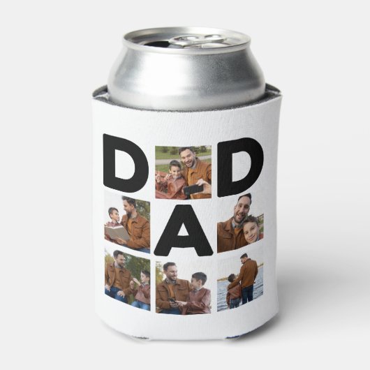 Rafraîchisseur Pour Canette Bonne Fête des pères photo personnalisée (Can devant)