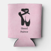 Rafraîchisseur Pour Canette Bonne Pointe. Chaussures de Ballet Noir En Pointe (Devant)