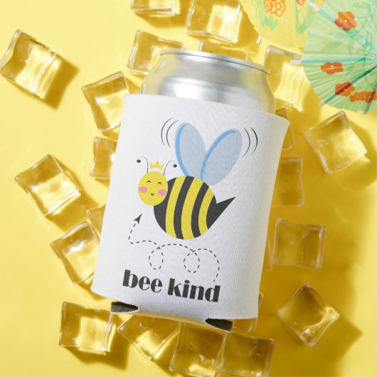 Rafraîchisseur Pour Canette Bonne princesse d'abeille avec couronne et slogan (Été in situ)