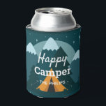 Rafraîchisseur Pour Canette Bonne tente de camping et montagnes<br><div class="desc">Pour des séjours en famille en camping ou tout camping-car heureux. Personnalisé peut refroidir.</div>