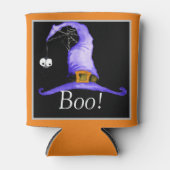 Rafraîchisseur Pour Canette Boo ! Casquette de sorcières (Devant)