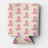 Rafraîchisseur Pour Canette Boots Cowboy Pink Country Texas Ranch (Devant)