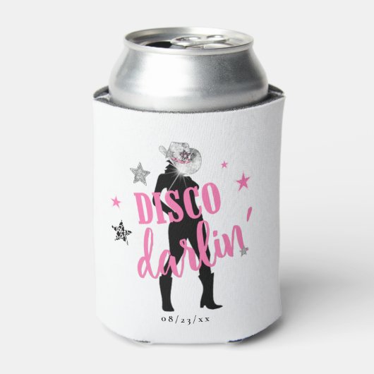 Rafraîchisseur Pour Canette Boots 'n Bling Bachelorette Disco Darlin' ID925 (Can devant)