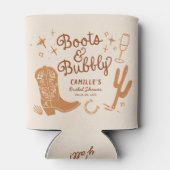 Rafraîchisseur Pour Canette Boots occidentaux et Fête des mariées de bulle peu (Dos)