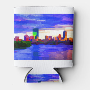 Rafraîchisseur Pour Canette Boston Skyline Charles River Sunset