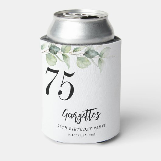 Rafraîchisseur Pour Canette Botanique Eucalyptus Vert 75e anniversaire (Can Dos)