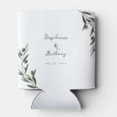 Rafraîchisseur Pour Canette Botanique Olive Branch Feuille Mariage italien (Dos)