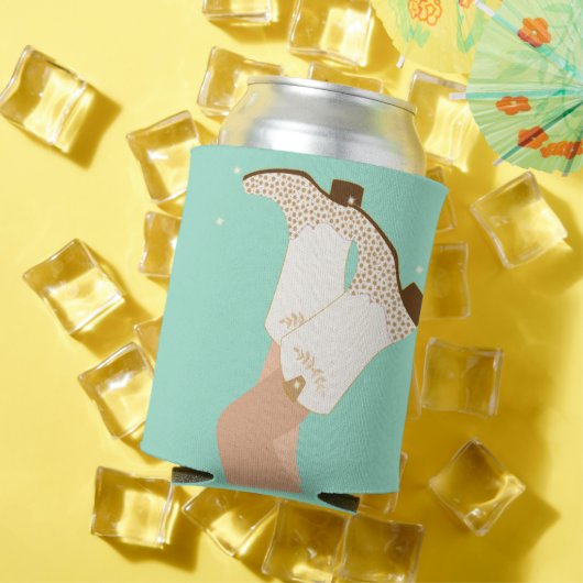 Rafraîchisseur Pour Canette Bottes de filles modernes Stars Mint (Été in situ)