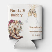 Rafraîchisseur Pour Canette Bottes et pétillant Boho Occidental Fête de mariag (Dos)