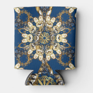 Rafraîchisseur Pour Canette Boucles d'or, Motif Vintage oriental.