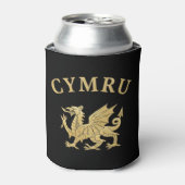 Rafraîchisseur Pour Canette Bouclier de Cymru (Can devant)