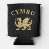 Rafraîchisseur Pour Canette Bouclier de Cymru (Devant)