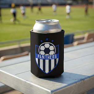 Rafraîchisseur Pour Canette Bouclier de football personnalisé avec nom d'équip