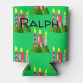 Rafraîchisseur Pour Canette Bougies de Noël (Devant)