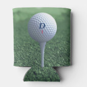 Rafraîchisseur Pour Canette Boule de golf sur mesure sur les golfeurs verts pe (Dos)