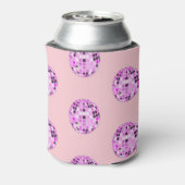 Rafraîchisseur Pour Canette Boule moderne rose violet Disco Motif Pastel rose (Can Dos)