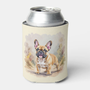 Rafraîchisseur Pour Canette Bouledogue français couleur fauve marron chien mig