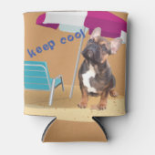 Rafraîchisseur Pour Canette Bouledogue français Refroidisseur de boissons Refr (Devant)