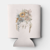 Rafraîchisseur Pour Canette Bouquet de fleurs Boho et Dreamcatcher (Dos)