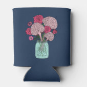 Rafraîchisseur Pour Canette Bouquet de fleurs cérébrales (Dos)