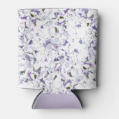 Rafraîchisseur Pour Canette Bouquet de fleurs d'aquarelle d'hydrangées. (Devant)