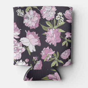 Rafraîchisseur Pour Canette Bouquet Peony : Textile Floral sans joint