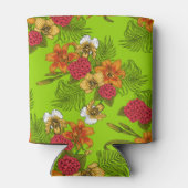 Rafraîchisseur Pour Canette Bouquet tropical (Dos)