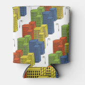 Rafraîchisseur Pour Canette Bouteilles en verre, design Motif Abstrait. (Devant)