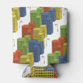 Rafraîchisseur Pour Canette Bouteilles en verre, design Motif Abstrait. (Dos)