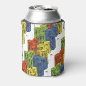 Rafraîchisseur Pour Canette Bouteilles en verre, design Motif Abstrait. (Can Dos)