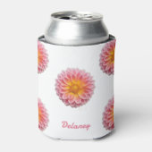 Rafraîchisseur Pour Canette Boutons Dahlia et Dew personnalisés (Can devant)